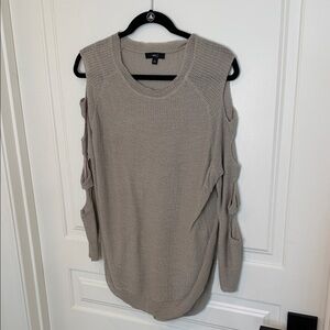 Very J Women's Crew Neck Sweater - Taupe